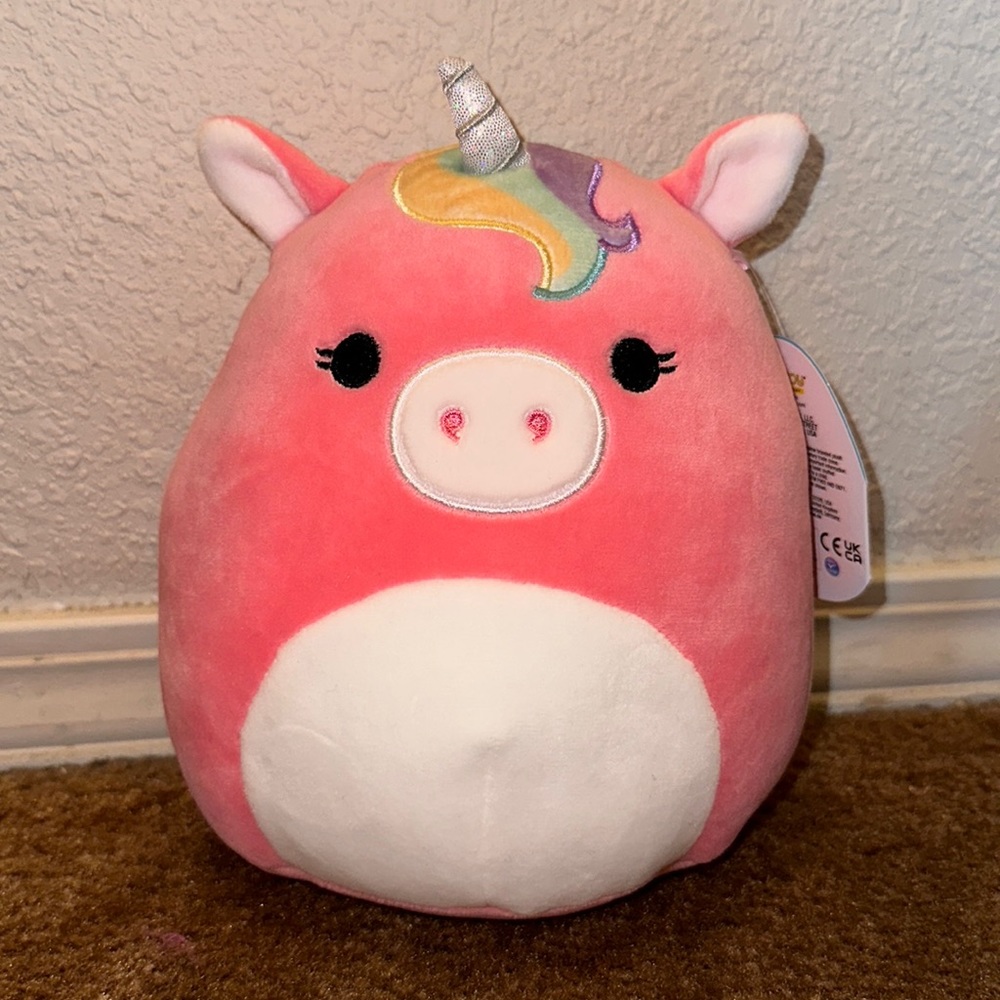 NWT 7” Llene Pink Unicorn Squishmallow